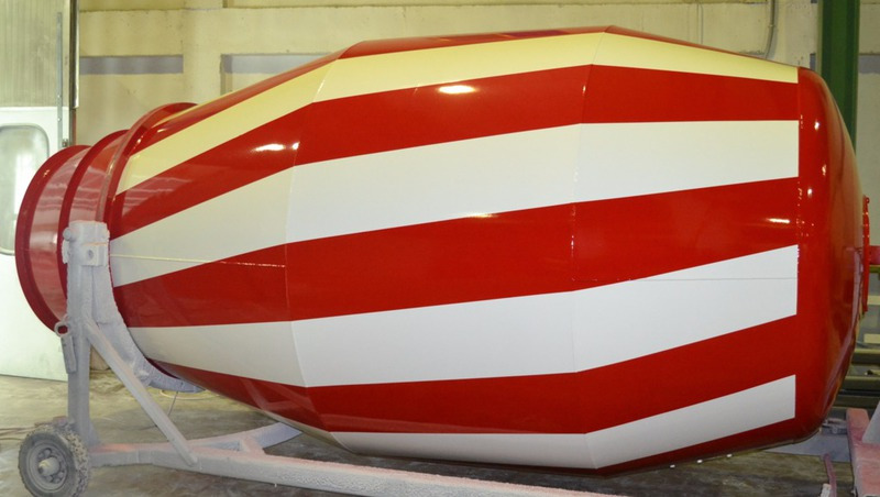 Fabricación de tambores de diferentes marcas y medidas, en imprimación o pintados.